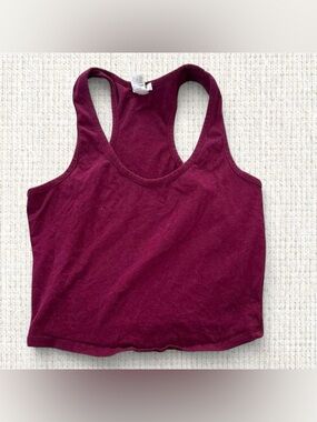 Bozzolo Burgundy Tank Top